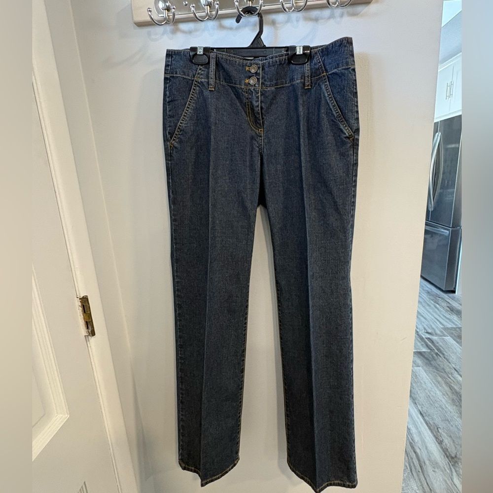Michael Kors Dark Blue Flare Jeans